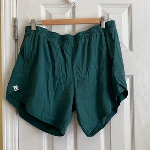 Oiselle long roga shorts